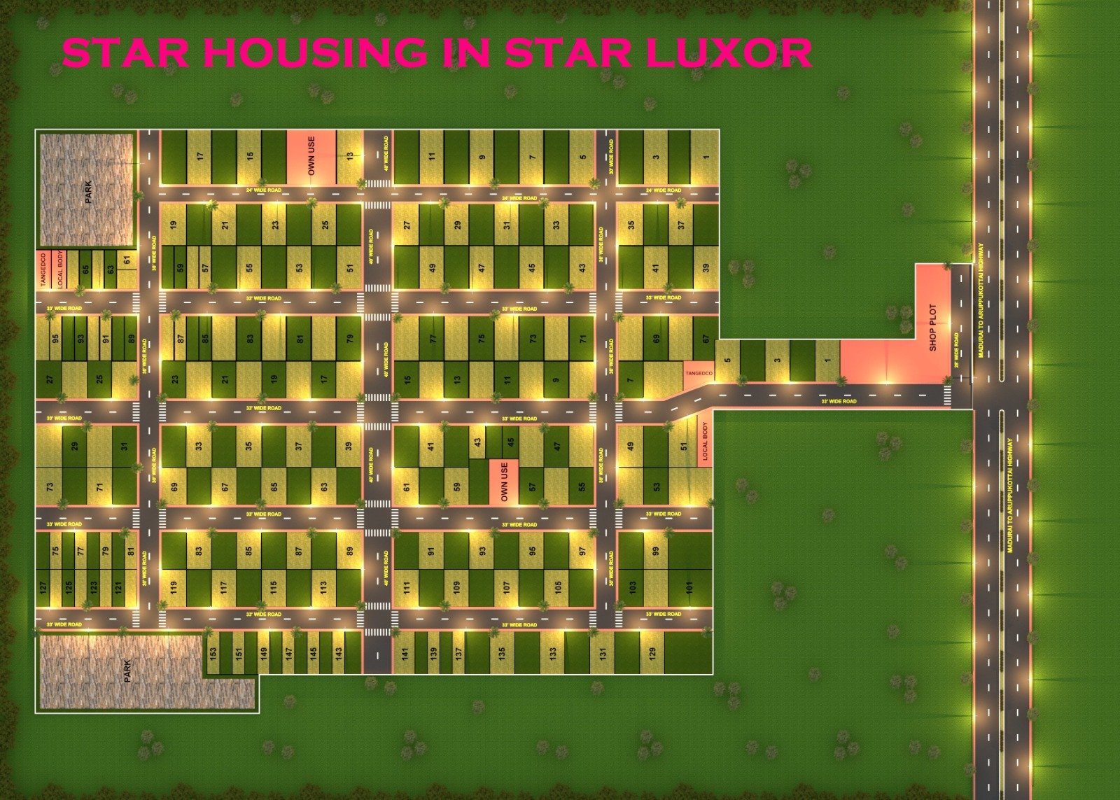 Star Luxor – Parapathi (Madurai Airport to Arupukottai Road)